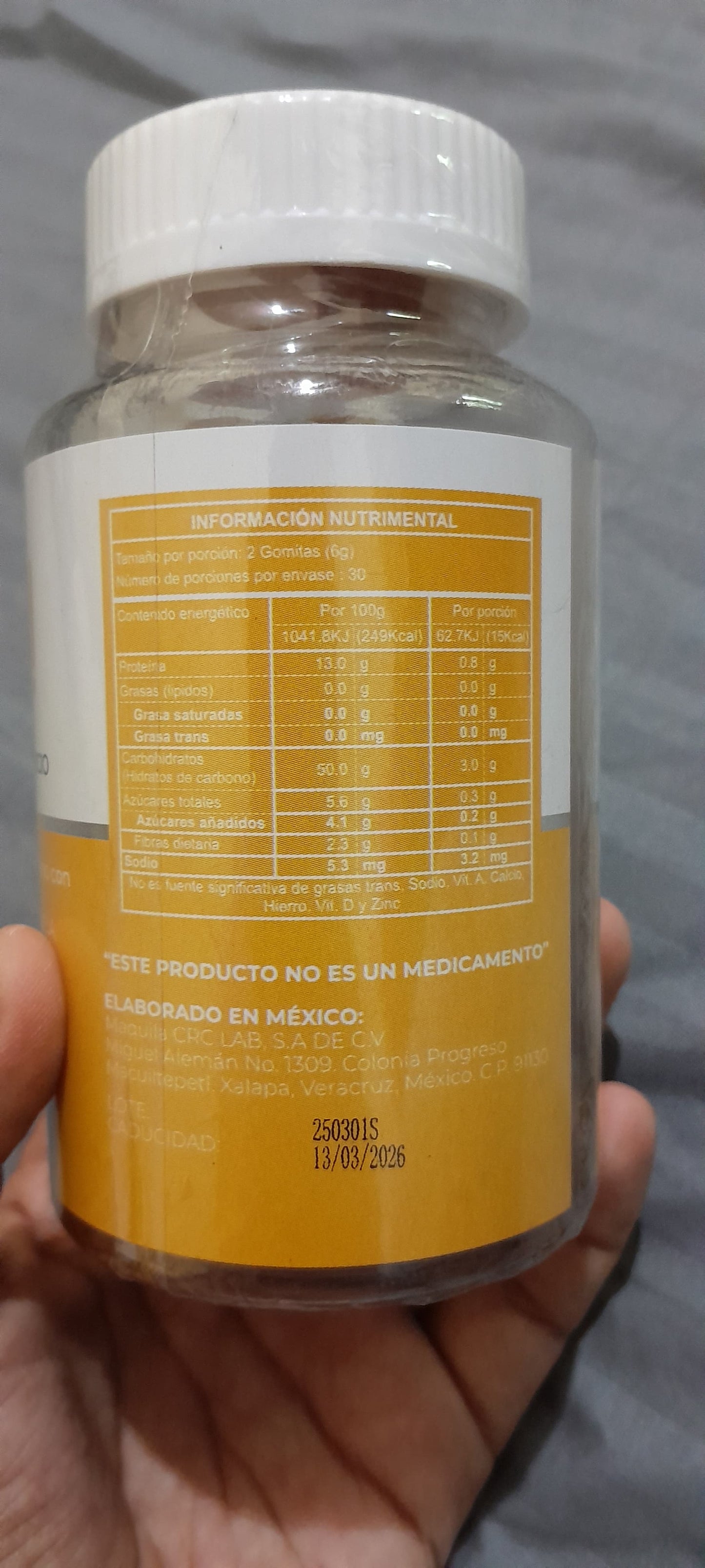 SUPLEMENTO ALIMENTICIO QUE AYUDA EN EL ESTREÑIMIENTO