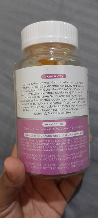 SUPLEMENTO ALIMENTICIO CON COLAGENO HIDROLIZADO
