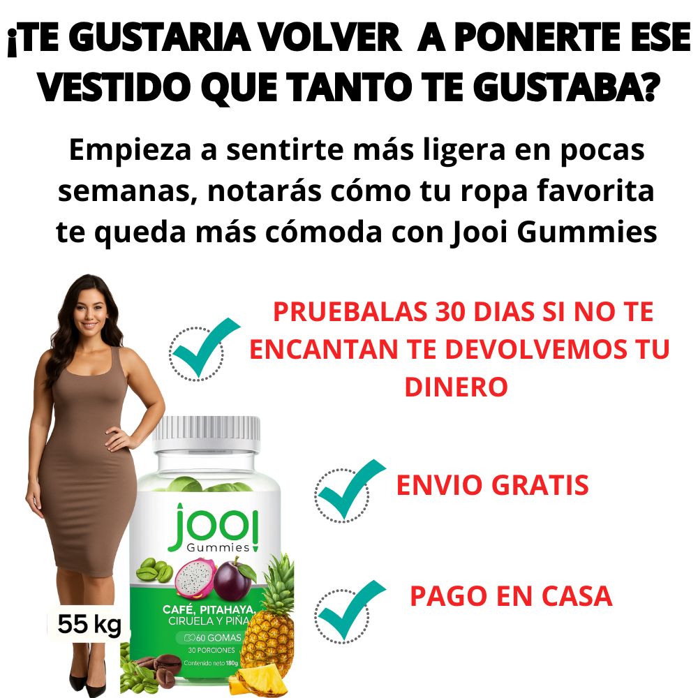 Jooi Gummies: Gomitas Masticables 100% Naturales